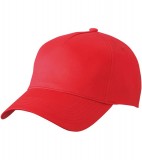Czapka MB6117 5 Panel Cap  - 6117_red_MB Red
