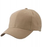 Czapka MB6118 Brushed 6 Panel Cap - 6118_beige_MB Beige