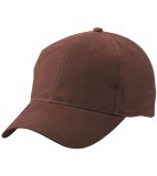 Czapka MB6118 Brushed 6 Panel Cap - 6118_brown_MB Brown