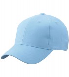 Czapka MB6118 Brushed 6 Panel Cap - 6118_light_blue_MB Light blue