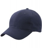 Czapka MB6118 Brushed 6 Panel Cap - 6118_navy_MB Navy