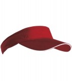 Daszek MB6123 Sandwich Sunvisor - 6123_burgundy_white_MB Burgundy / White