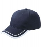 Czapka MB6501 Piping Cap - 6501_navy_white_MB Navy / White