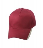 Czapka MB6502 Two Tone Cap - 6502_burgundy_khaki_MB Burgundy / Khaki