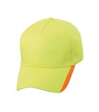 Czapka MB6502 Two Tone Cap - 6502_sunnylime_orange_MB Sunny lime / Orange