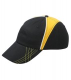 Czapka MB6504 Arrow Cap - 6504_black_goldyellow_white_MB Black / Gold yellow / White