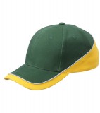 Czapka MB6506 Turbo Piping Cap - 6506_green_goldyellow_lightgrey_MB Green / Gold yellow / Light grey