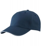 Czapka MB6526 5 Panel Sandwich Cap - 6526_navy_white_MB Navy / White