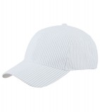 Czapka MB6535 6 Panel Striped Cap - 6535_white_navy_MB White / Navy