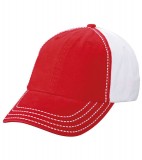 Czapka MB6559 College Cap - 6559_red_white_MB Red / White