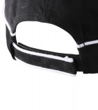 Czapka MB6560 Racing Cap Embossed - 6560_detale_MB Black / Black / White