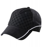 Czapka MB6560 Racing Cap Embossed - 6560_black_black_white_MB Black / Black / White