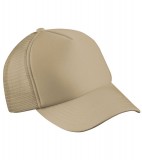 Czapka MB070 5 Panel Polyester Mesh Cap - 070_khaki_MB Khaki