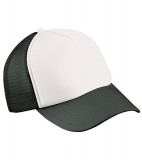 Czapka MB070 5 Panel Polyester Mesh Cap - 070_white_black_MB White / Black