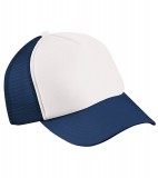 Czapka MB070 5 Panel Polyester Mesh Cap - 070_white_navy_MB White / Navy