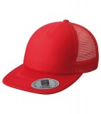 Czapka MB6508 5 Panel Flat Peak Cap - 6508_red_MB Red