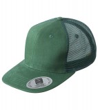 Czapka MB6509 6 Panel Flat Peak Cap - 6509_dark_green_MB Dark green