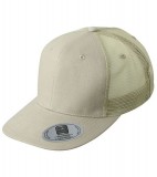 Czapka MB6509 6 Panel Flat Peak Cap - 6509_khaki_MB Khaki