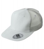 Czapka MB6509 6 Panel Flat Peak Cap - 6509_light_grey_MB Light grey