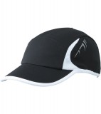 Czapka MB6544 Running Cap 4 Panel - 6544_black_white_MB Black / White