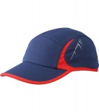 Czapka MB6544 Running Cap 4 Panel - 6544_navy_red_MB Navy / Red