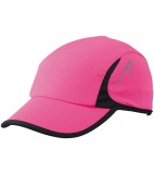 Czapka MB6544 Running Cap 4 Panel - 6544_pink_black_MB Pink / Black