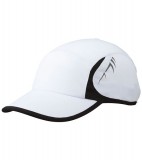 Czapka MB6544 Running Cap 4 Panel - 6544_white_black_MB White / Black