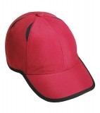 Czapka MB6156 Micro-Edge Sports Cap - 6156_burgundy_black_MB Burgundy / Black