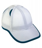 Czapka MB6156 Micro-Edge Sports Cap - 6156_white_navy_MB White / Navy