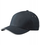 Czapka MB6187 Flexfit Ripstop Sandwich Cap - 6187_black_cream_MB Black / Cream