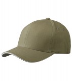 Czapka MB6187 Flexfit Ripstop Sandwich Cap - 6187_olive_cream_MB Olive / Cream