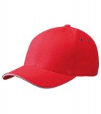 Czapka MB6187 Flexfit Ripstop Sandwich Cap - 6187_red_silver_MB Red / Silver