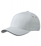 Czapka MB6187 Flexfit Ripstop Sandwich Cap - 6187_silver_black_MB Silver / Black