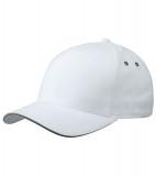 Czapka MB6187 Flexfit Ripstop Sandwich Cap - 6187_white_olive_MB White / Olive