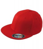 Czapka MB 6184 Flexfit Flatpeak Cap - 6184_red_MB Red