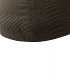 Czapka MB 6185 Glencheck Cap - 6185_detale_MB Dark brown