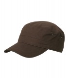 Czapka MB095 MILITARY CAP - 095_dark_brown_MB Dark brown