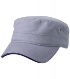 Czapka MB6555 Military Sandwich Cap - 6555_darkgrey_navy_MB Dark grey / Navy