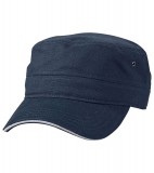 Czapka MB6555 Military Sandwich Cap - 6555_navy_white_MB Navy / White