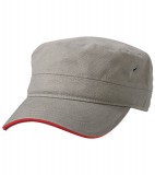 Czapka MB6555 Military Sandwich Cap - 6555_olive_red_MB Olive / Red