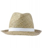 Kapelusz MB701 Straw Hat - 701_natural_white_MB Natural / White