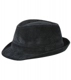 Czapka MB6539 Cord Hat - 6539_black_MB Black