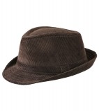 Czapka MB6539 Cord Hat - 6539_brown_MB Brown