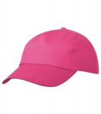 Czapka MB001 5 Panel Promo Cap lightly laminated - 001_pink_MB Pink