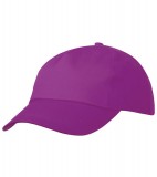 Czapka MB001 5 Panel Promo Cap lightly laminated - 001_purple_MB Purple