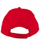 Czapka MB001 5 Panel Promo Cap lightly laminated - 001_detale_MB Signal red