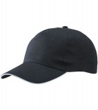 Czapka MB6552 Promo Sandwich Cap - 6552_black_white_MB Black / White