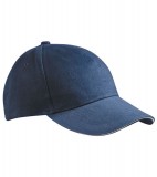 Czapka MB035 5 Panel Sandwich Cap - 035_navy_white_MB Navy / White