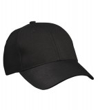 Czapka MB091 Panel Cap heavy Cotton - 091_black_MB Black