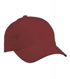 Czapka MB091 Panel Cap heavy Cotton - 091_burgundy_MB Burgundy